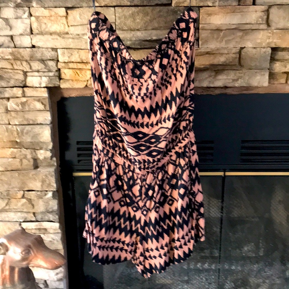 Tube Top Romper; S